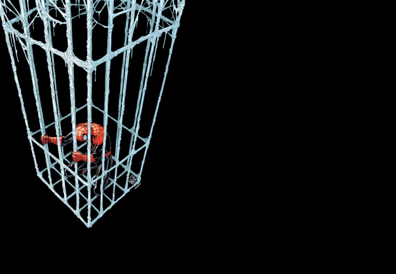 Perfect Spider-Man, Otta Octavius, cell, Antihero, Marvel Comics, the pangs of conscience, comic, 4K, Superior Spider-Man