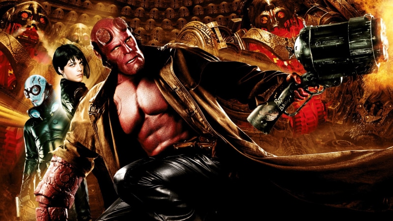 superhero, golden, hero, antihero, army, hellboy, 1080P