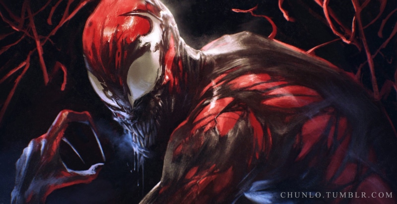 MCU, Spider-Man, 1080P, Symbiote, Carnage, Chun Lo, digital, artwork