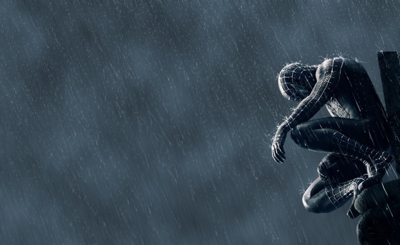 unrecognizable person, symbiote, outdoors, motion, real people, winter, one person, nature, blizzard, men, Spider-Man, snow, leisure activity, day, storm