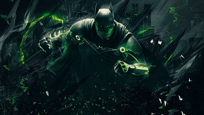 1080P, kevlar, Batman, Injustice 2, super hero, suit, Bruce Wayne, strong, Injustice, hero, power, yuusha, green, bat, DC Comics, man