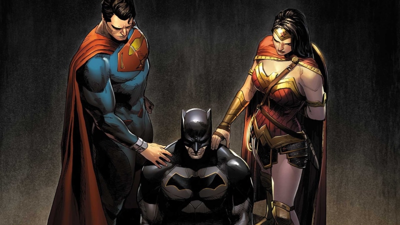 Comics, Batman, Superheroes, Cloak, Tiara, 1080P, Heroes, Bruce Wayne, Grief, Superman, Clark Kent, Costume, Cape, Shield, The Dark Knight, Diana, DC Comics
