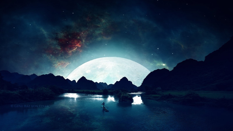dreamscape, digital art, waterscape, 1080P, Ellysiumn
