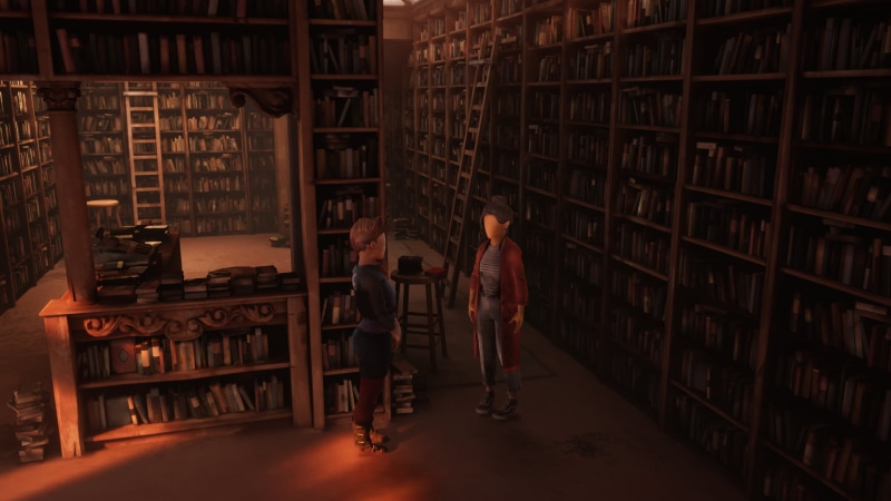 dreamscaper, books, 1080P, faceless, library, bookshelves
