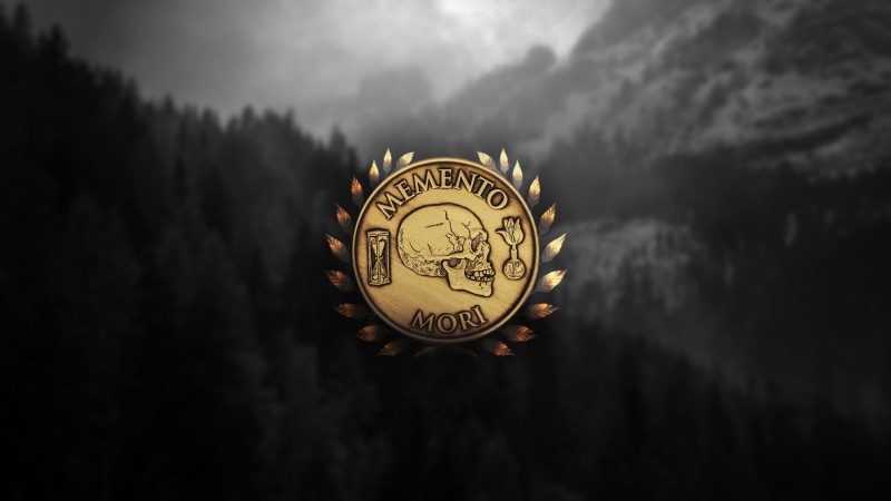 forest, coin, Memento Mori, 2K, gold, monochrome