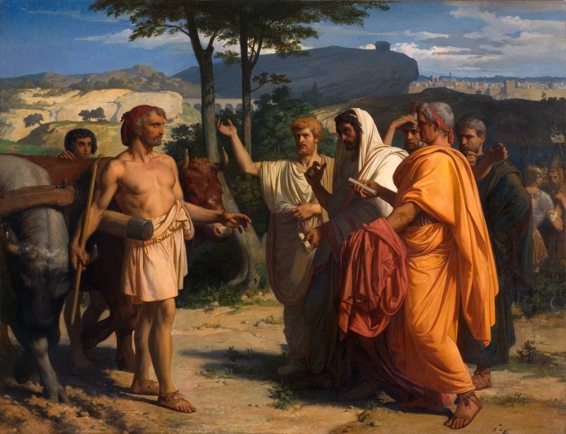 clothing, men, traditional clothing, group of people, Alexandre Cabanel, adult, mature men, 1080P, religion, people, plant, nature, tree, classic art