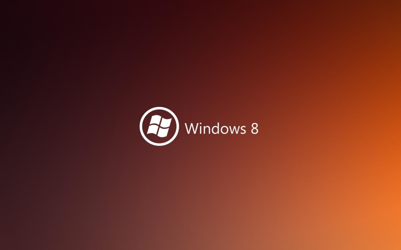 brand and logo, 2K, windows 8, orange, windows, magenta, dark