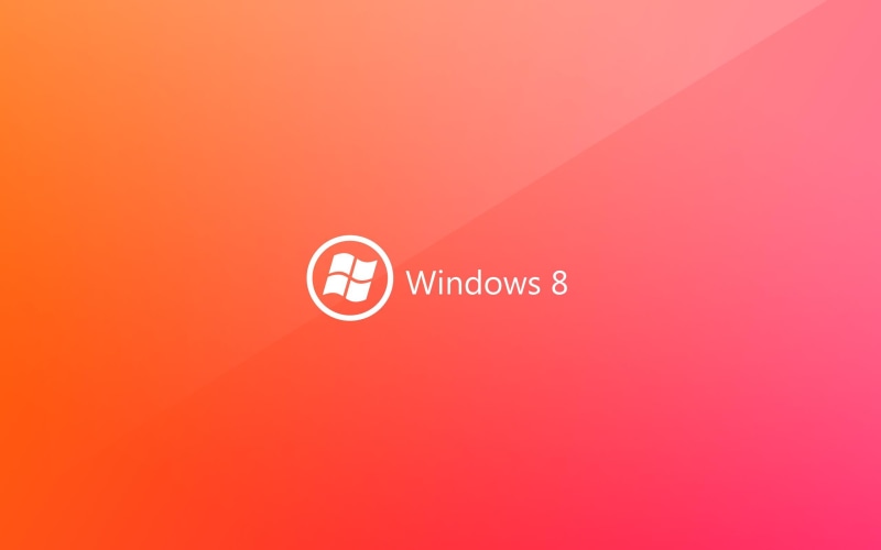 orange, brand and logo, 2K, windows, glossy, magenta, windows 8