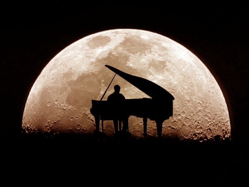 man, background, 480P, full, pianist, grand, silhouette, playing, moon, abstract, music, sonata, hd, moonlight, piano