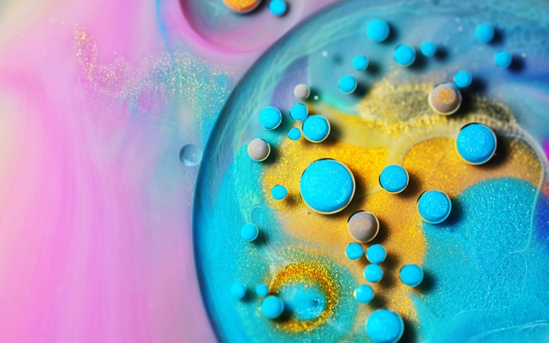 Turquoise, Cells, Teal, Goodies, 2K