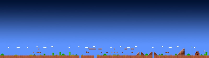 video games, clear sky, mario, backgrounds, vibrant color, air vehicle, pixels, copy space, blue, Super Mario, multi colored, light - natural phenomenon