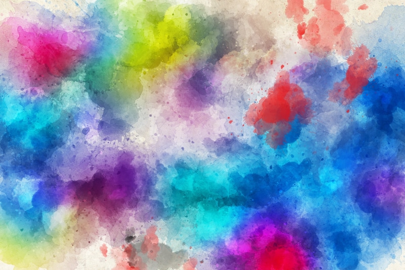 color Image, watercolor Painting, painted, vibrant Color, watercolor, close-up, paintings, art, multi Colored, rainbow, spotted, full frame, painted Image