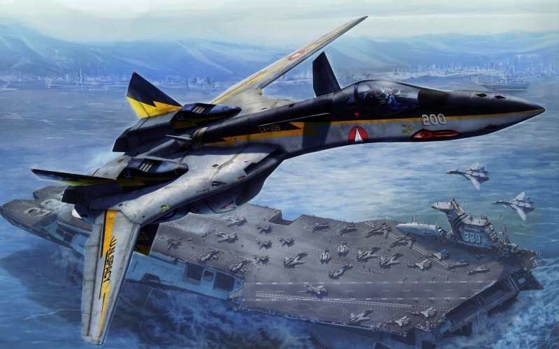 robotech, Macross, art, anime, hd, 1080P