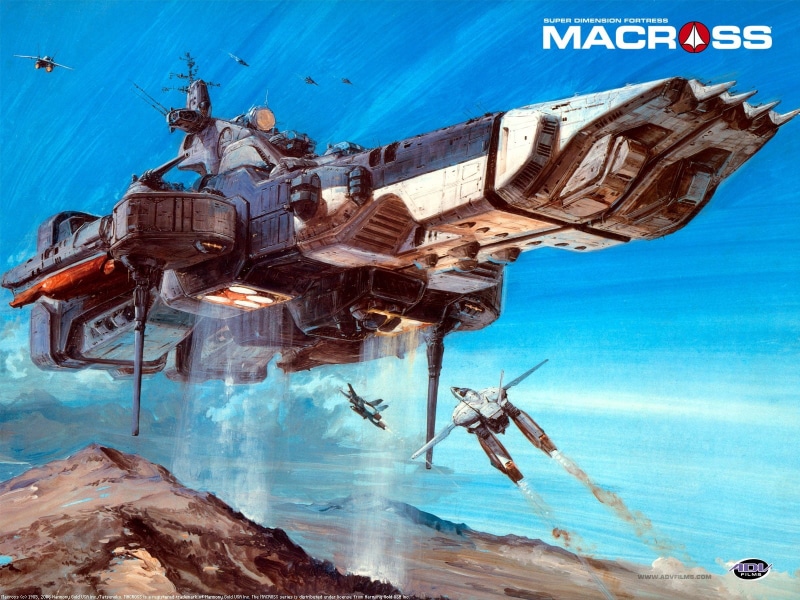 art, 720P, robotech, sdf, hd, Macross, anime