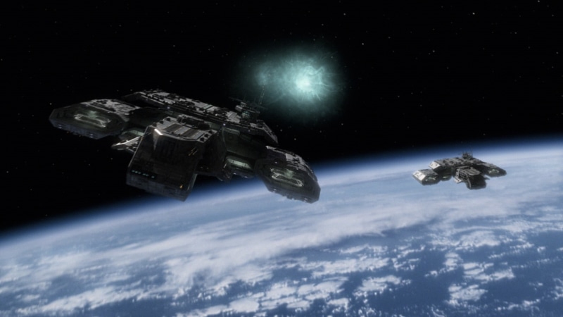 x, hd, space, aircraft, outer, outer space, stargate, stargate atlantis, atlantis, art, 1080P