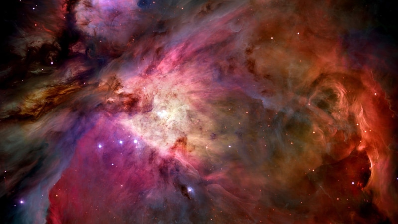 bright, satellite view, night, cloud - sky, red, space exploration, illuminated, space, no people, sky, infinity, Great Orion Nebula, Hubble, galaxy, untitled