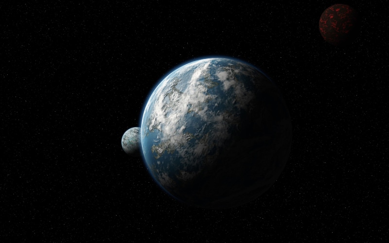 ultrahd, mac, 4K, galaxy, planet, space, stars, scientific