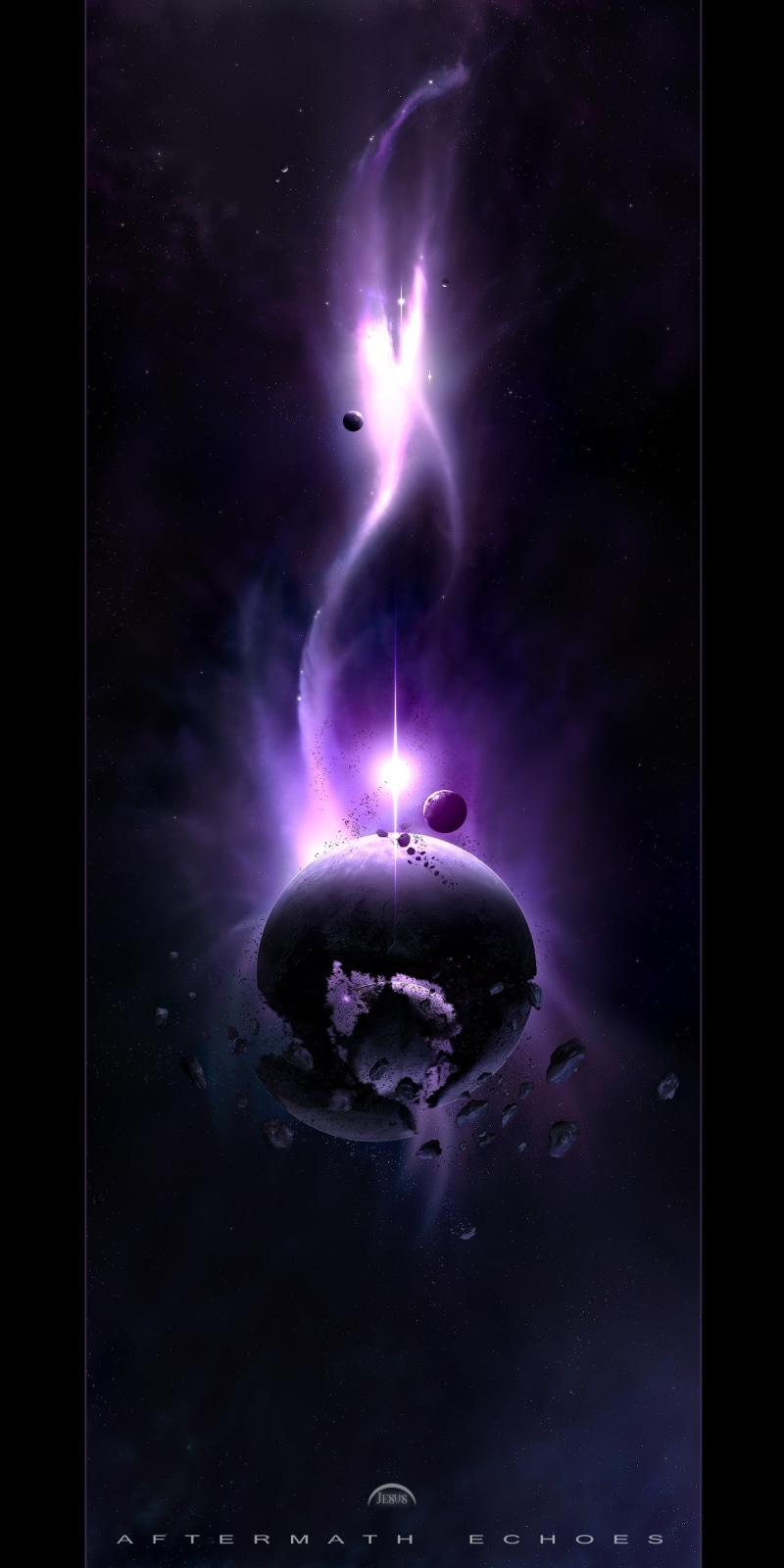 purple, illuminated, destruction, heat - temperature, night, fire, burning, black background, smoke - physical structure, aggression, 1080P, fuel and power generation