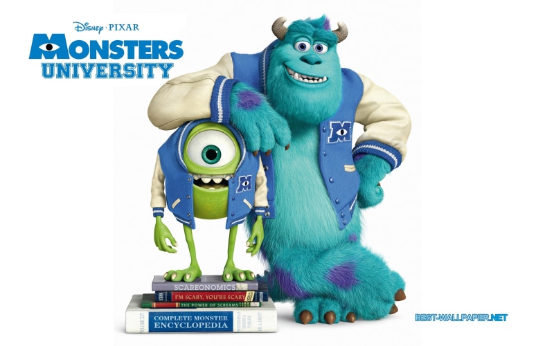 Cartoon, University, Pixar, Monsters, 2K, disney