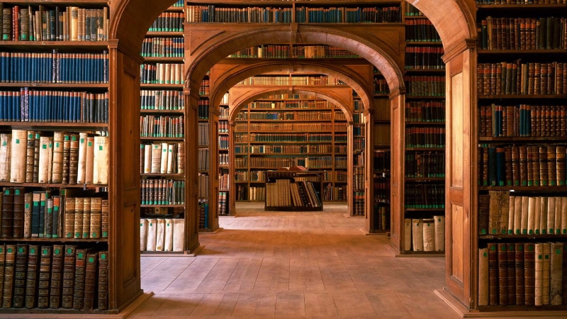 1080P, knowledge, shelves, books, library, interior design, interior