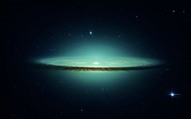 galaxy, exploration, night, star - space, sky, blue, Sombrero Galaxy, tranquility, space exploration, illuminated, tranquil scene, space, nature, astronomy