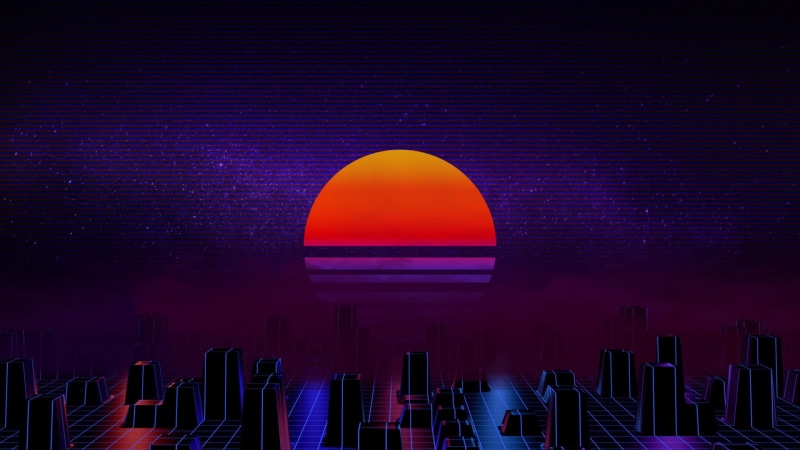 Retrouve, 1080P, Outrun, The sun, New Retro Wave, Retrowave, Star, Neon ...