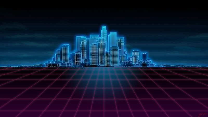 business, modern, studio shot, office building exterior, 1080P, cityscape, connection, cyberspace, data, design, city, abstract, illuminated, technology