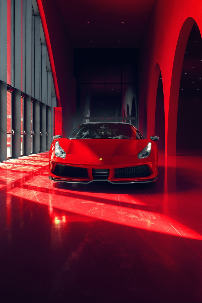2018, 4K, Pogea Racing FPlus Corsa, Ferrari 488 GTB, Red