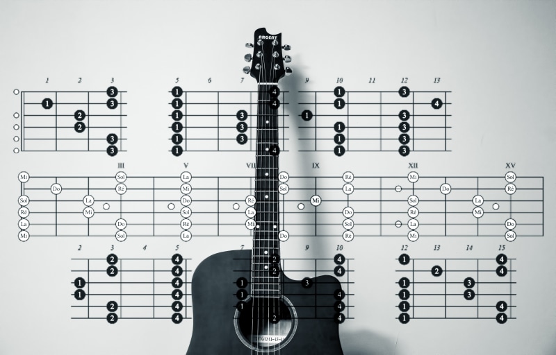 sound, string Instrument, silhouette, number, technology, architecture, musical Note, music, backgrounds, 5K, instrument, equipment, classical Music, sheet music