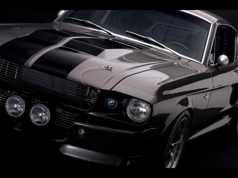 day, black Color, land Vehicle, headlight, ford mustang, close-up, reflection, front View, eleanor, old-fashioned, 1967, elegance, mustang, stationary