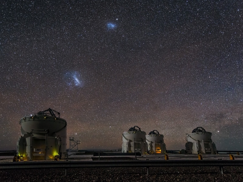 galaxy, metal, Atacama Desert, no people, infinity, 1080P, constellation, low angle view, star - space, universe, scenics - nature, space and astronomy