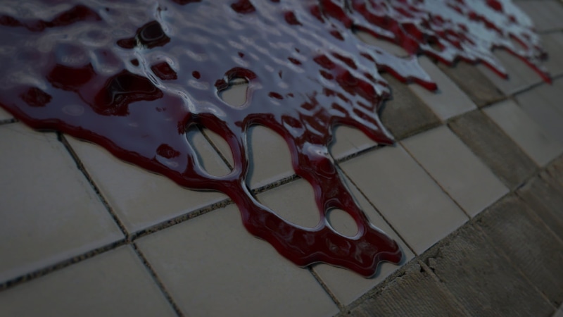 blood, rendering, flooring, wet, water, shape, no people, seat, warm, close-up, lightning, day, Photorealism, tiled floor, tile, nature, reflection, indoors