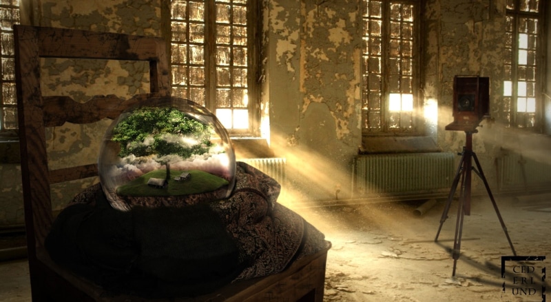 globe, Creative, architecture, Aero, electric lamp, religion, photorealism, water, world, human representation, nature, built structure, messy, seat, lighting equipment