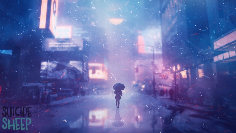digital, 1080P, DeviantArt, Ellysiumn, Suicide Sheep