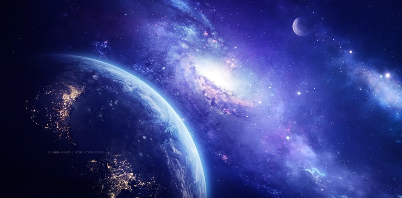 space, digital art, Ellysiumn, 1080P