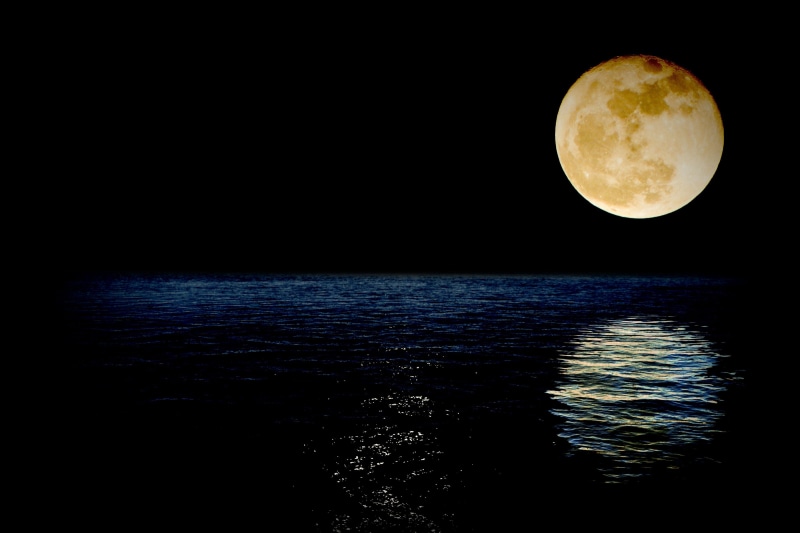 sea, landscape, reflection, outdoors, planet - Space, planetary Moon, beauty in nature, photography, summer, moon Surface, 2K, blue, scenics - nature