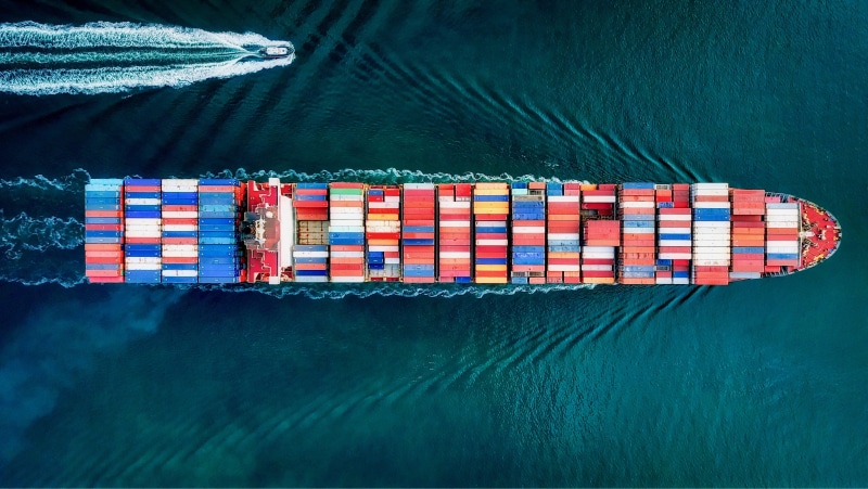 aerial view, mode of transportation, 4K, tanker, boat, no people, industry, freight transportation, business, ship, water, sea, container, outdoors, container ship
