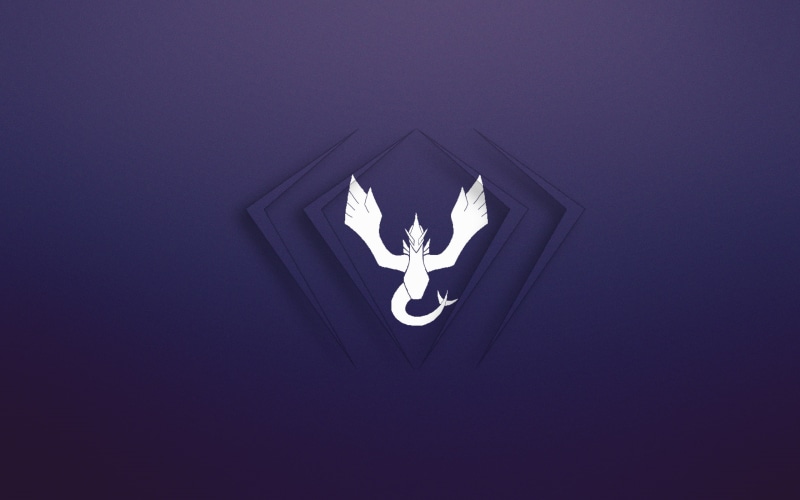 2K, Team Harmony, minimalism, purple, Pokemon Go, Lugia