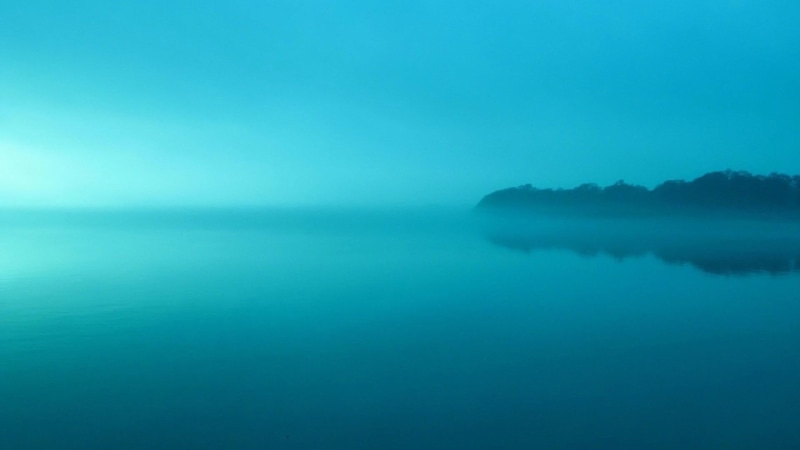 sea, idyllic, sky, waterfront, morning, nature, horizon over water, horizon, misty, water, tranquil scene, day, turquoise, aqua, scenics - nature, outdoors