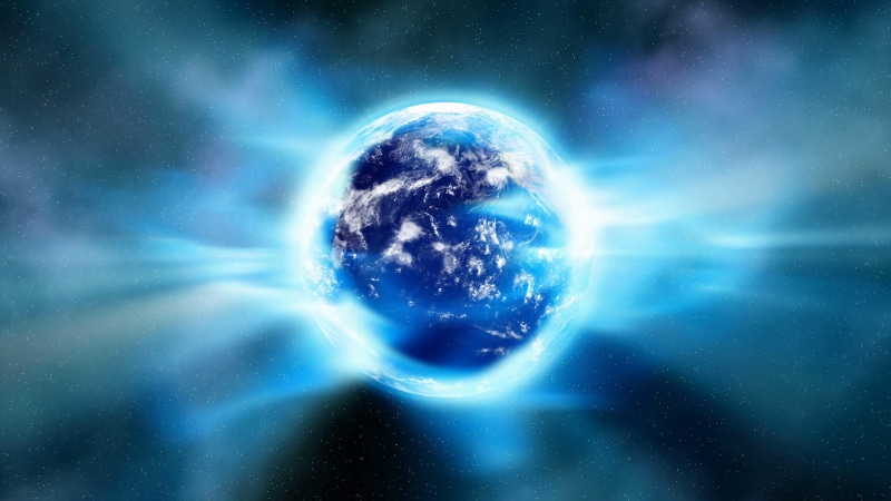 stars, backgrounds, sunlight, blue, planet earth, light - natural phenomenon, light, space, dark blue, sunbeam, nature, satellite view, astronomy, planet