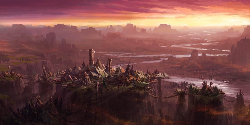 World of Warcraft, Thunder Bluff, Landscape, 720P, Fantasy