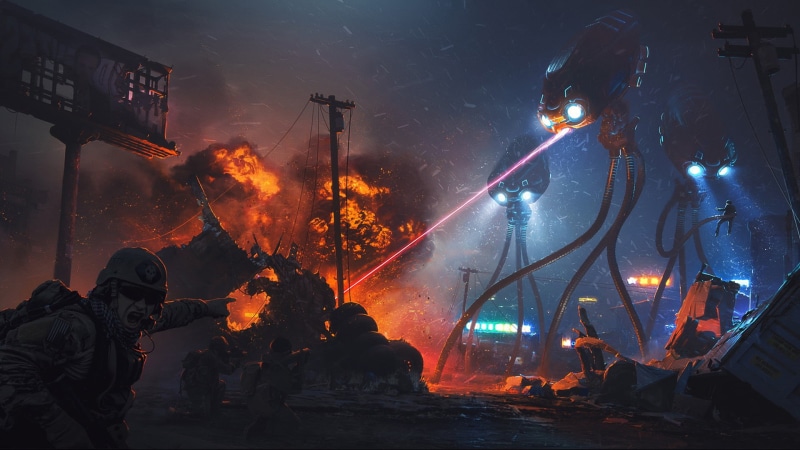 War of the Worlds, 1080P, the alien invasion, Alex Nice, science fiction