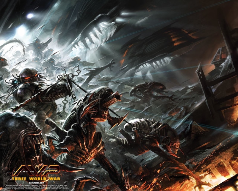 Predator, Xenomorph, 720P, Aliens Vs. Predator: Three World War , Alien