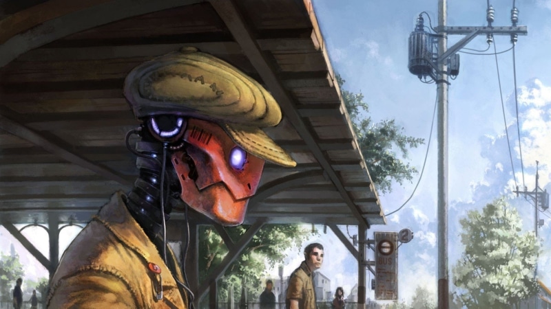 px, Robot, stations, bebop, x, cowboy, bus, bus Stations, 1080P, anime, hd, art, 1920x1080 px, artwork