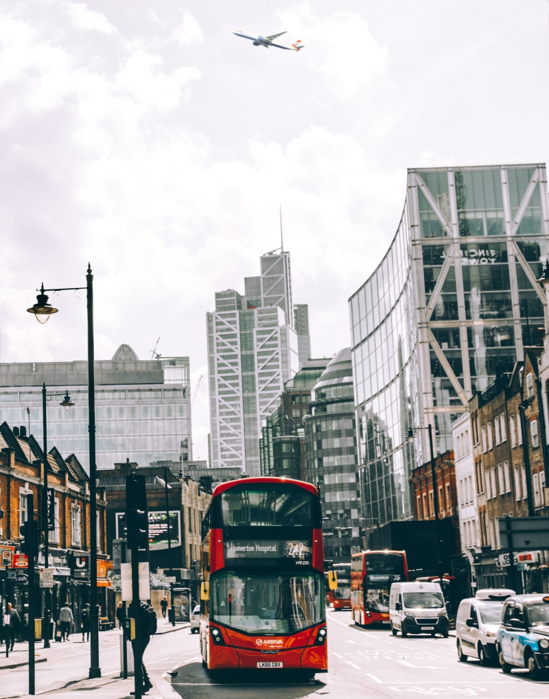 liverpool street station, architecture, day, cloud - sky, bus, busy, urban, office building exterior, built structure, outdoors, cityscape, portrait, public transportation