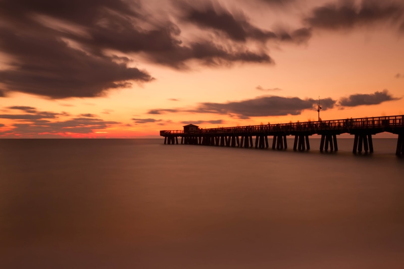 sunrise, Ghosts, Pier, seascape, sky, long exposure, dusk, beach, morning  light, golden hour, Atlantic Ocean, daybreak, silhouette, golden, nature, sunset