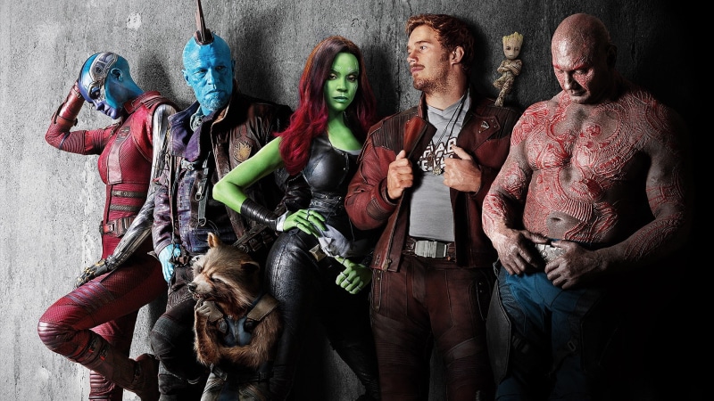 Dave Bautista, Zoe Saldana, Rocket Raccoon, Guardians of the Galaxy Vol. 2, Guardians of the Galaxy, Chris Pratt, Yondu, Karen Gillan, Star Lord, 1080P