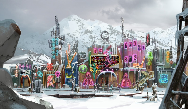 Guardians of the Galaxy Vol. 2, choice, brothel, Guardians of the Galaxy, cold temperature, mountain, snowcapped mountain, sky, no people, multi colored