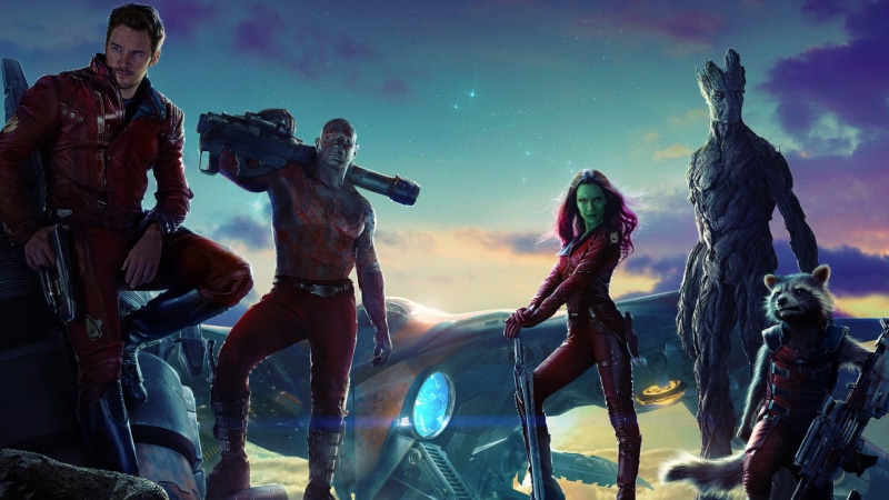 guardians, galaxy, Star Lord, guardian, transportation, arts culture and entertainment, night, vacations, togetherness, adult, clothing, Groot, volume