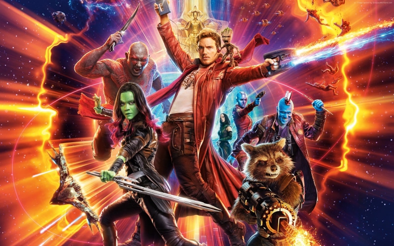 Star-Lord, Yondu Udonta, 2K, Drax, best movies, Rocket, Gamora, Guardians of the Galaxy Vol. 2